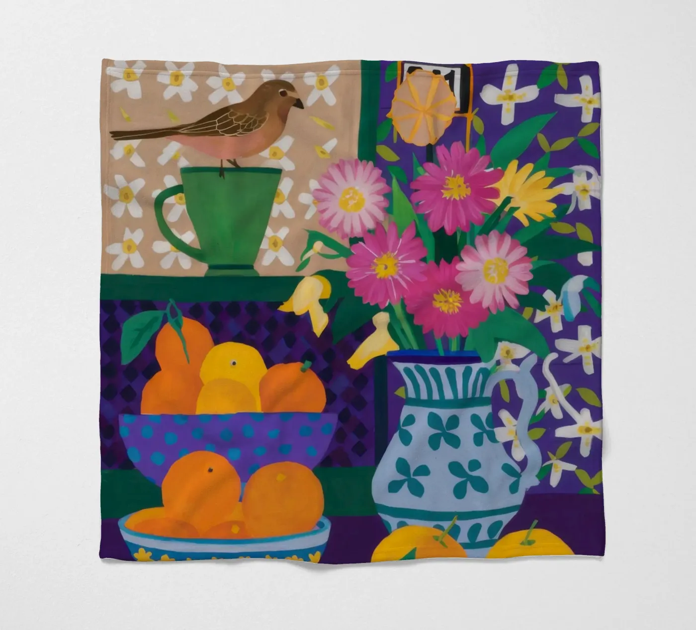 Folklore Bountiful Table Fleecedecke von Nova Glaze