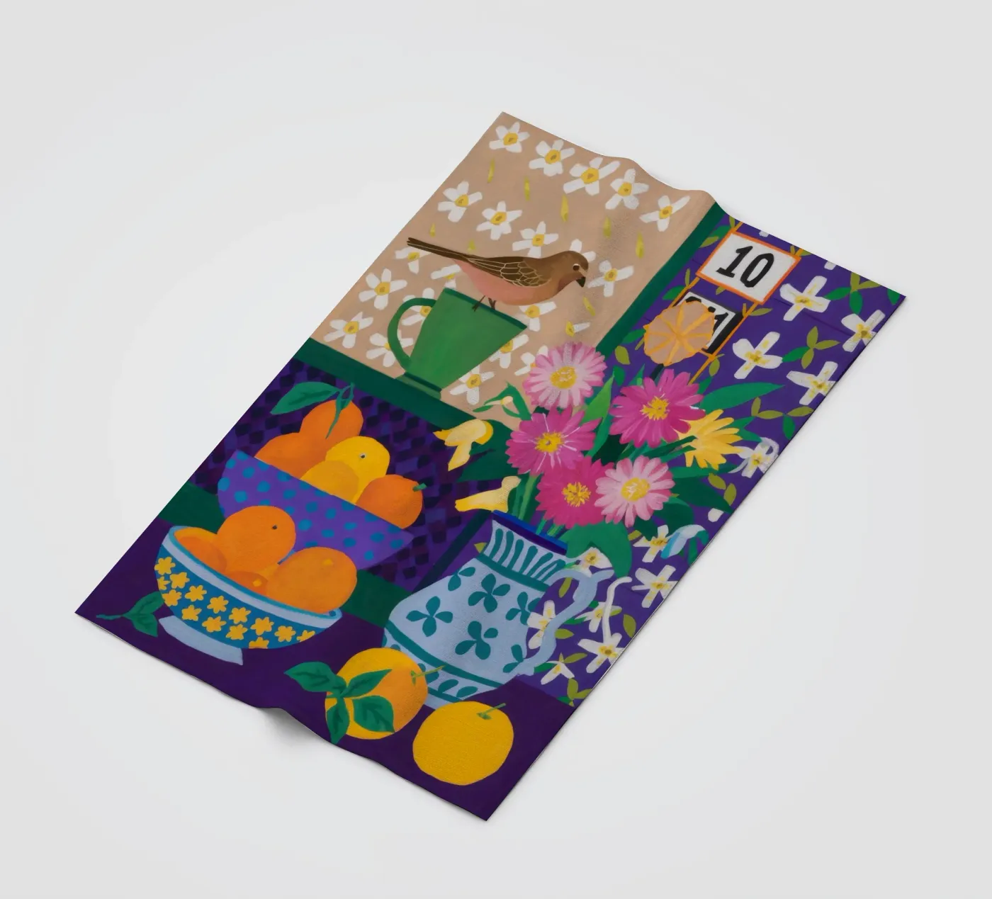 Folklore Bountiful Table Fleecedecke von Nova Glaze