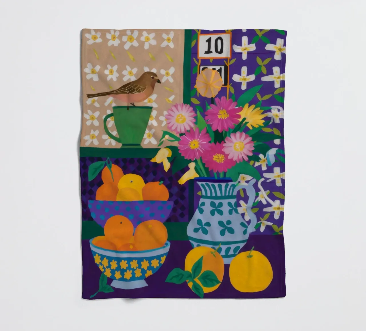 Folklore Bountiful Table Fleecedecke von Nova Glaze