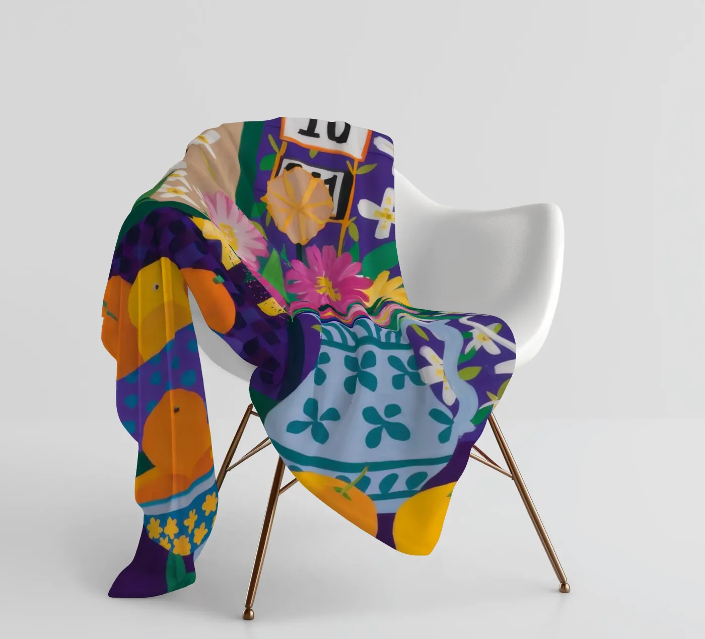 Folklore Bountiful Table Fleecedecke von Nova Glaze