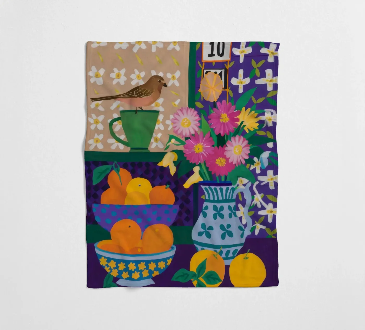 Folklore Bountiful Table Fleecedecke von Nova Glaze