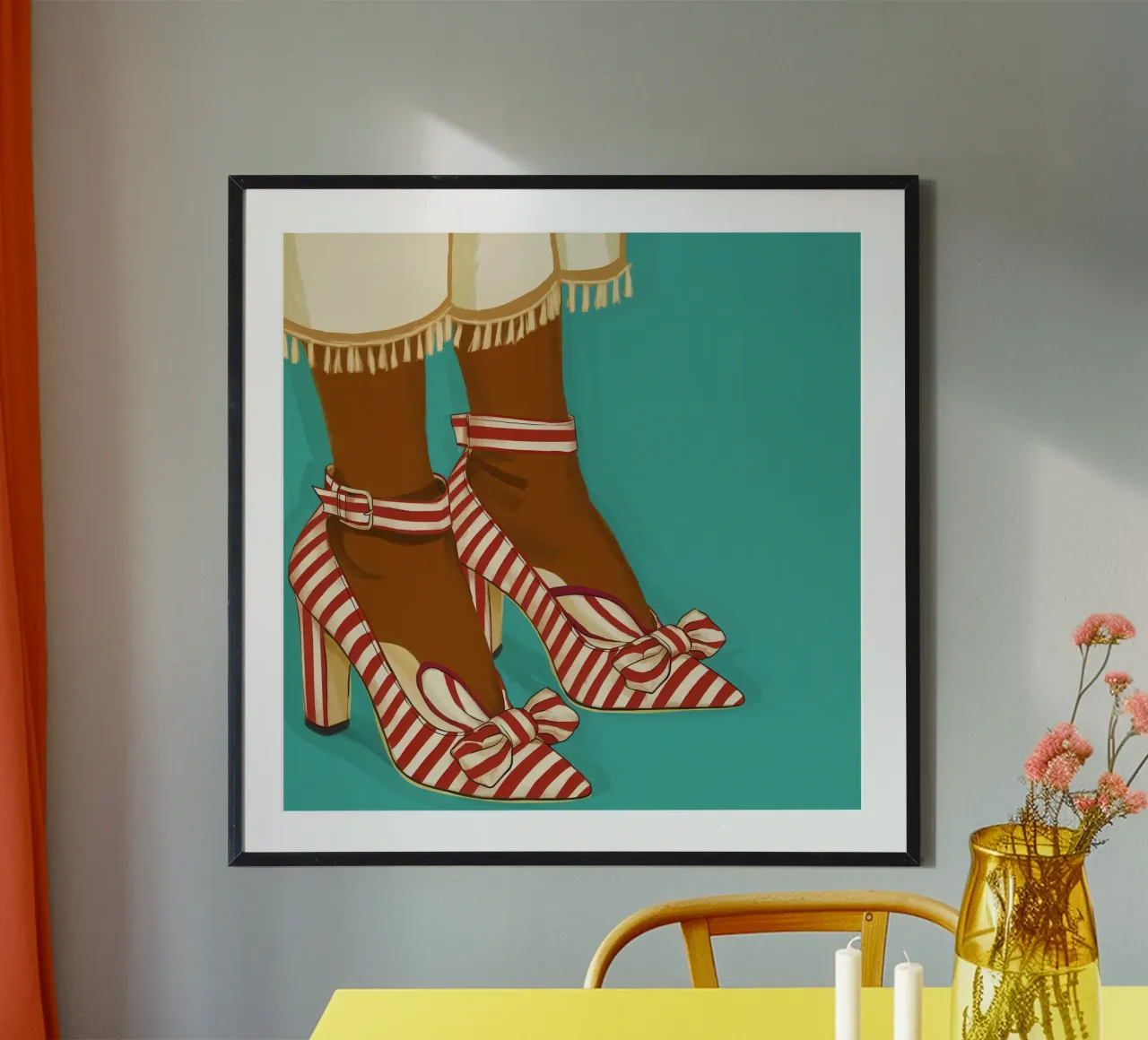 Striscia di caramelle poster da Nova Glaze