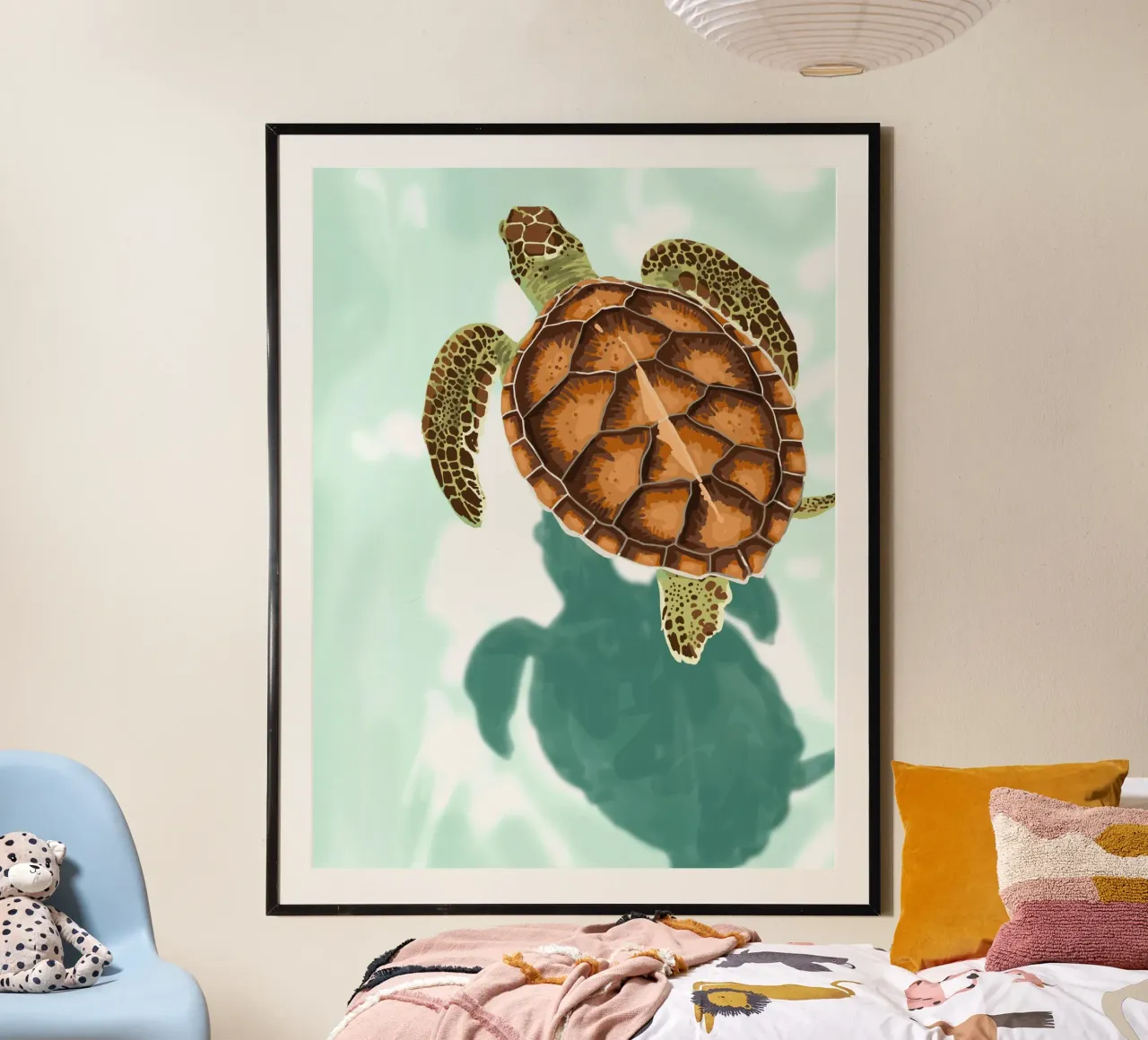 Possedere la propria ombra poster con telaio in plastica da 83oranges