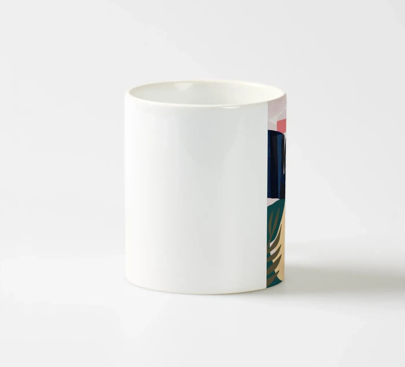 Abstract Handbag Forms ceramic mug by Nova Glaze