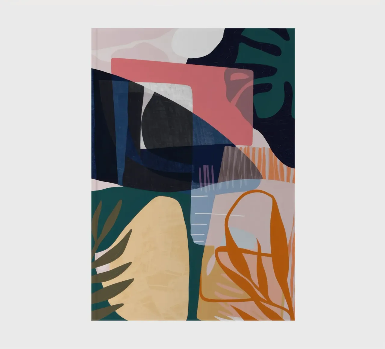 Abstract Handbag Forms notebook by Nova Glaze