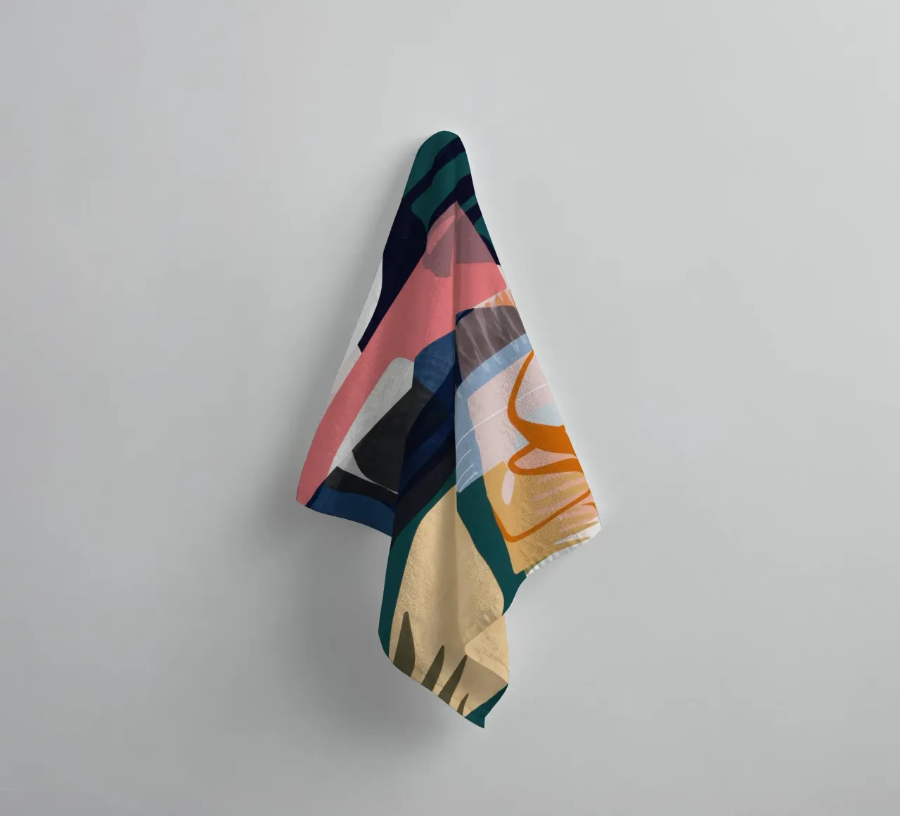 Abstract Handbag Forms towel by Nova Glaze