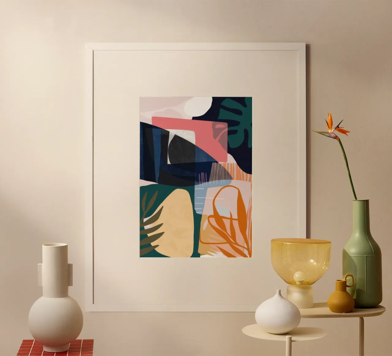 Forme astratte di borse poster da Nova Glaze