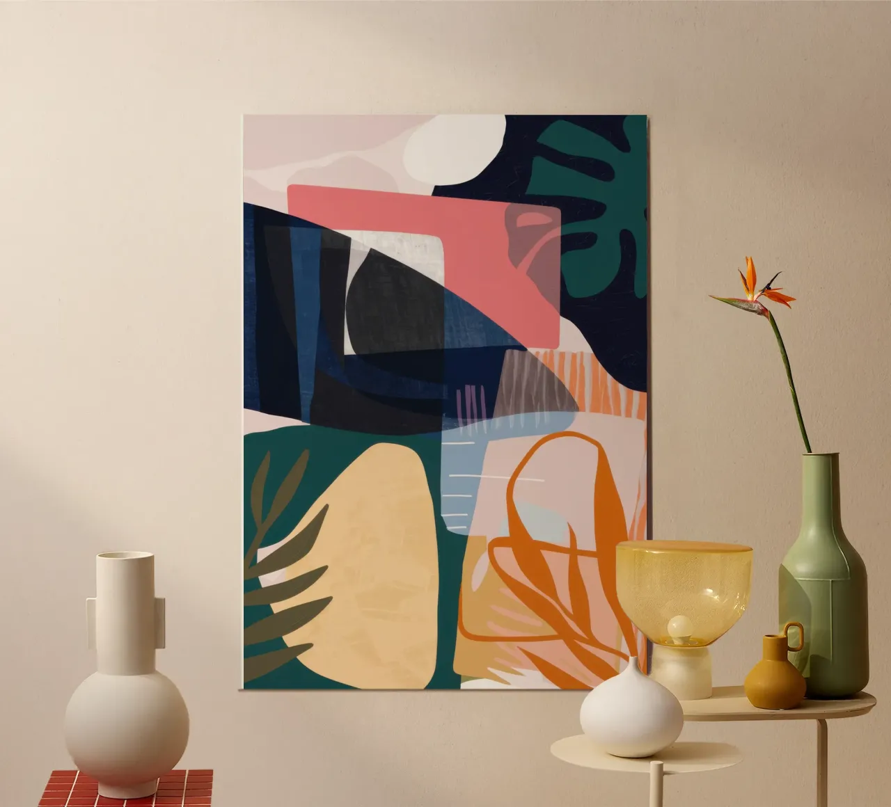 Forme astratte di borse poster da Nova Glaze