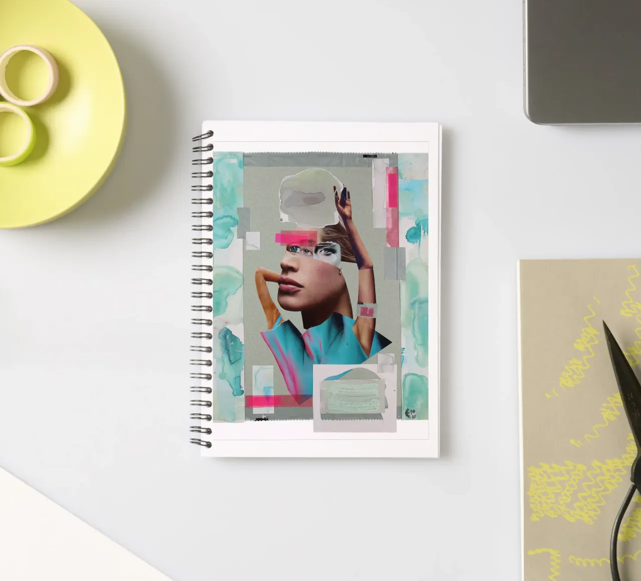 Head in the clouds spiral notebook by Paperheartmixx