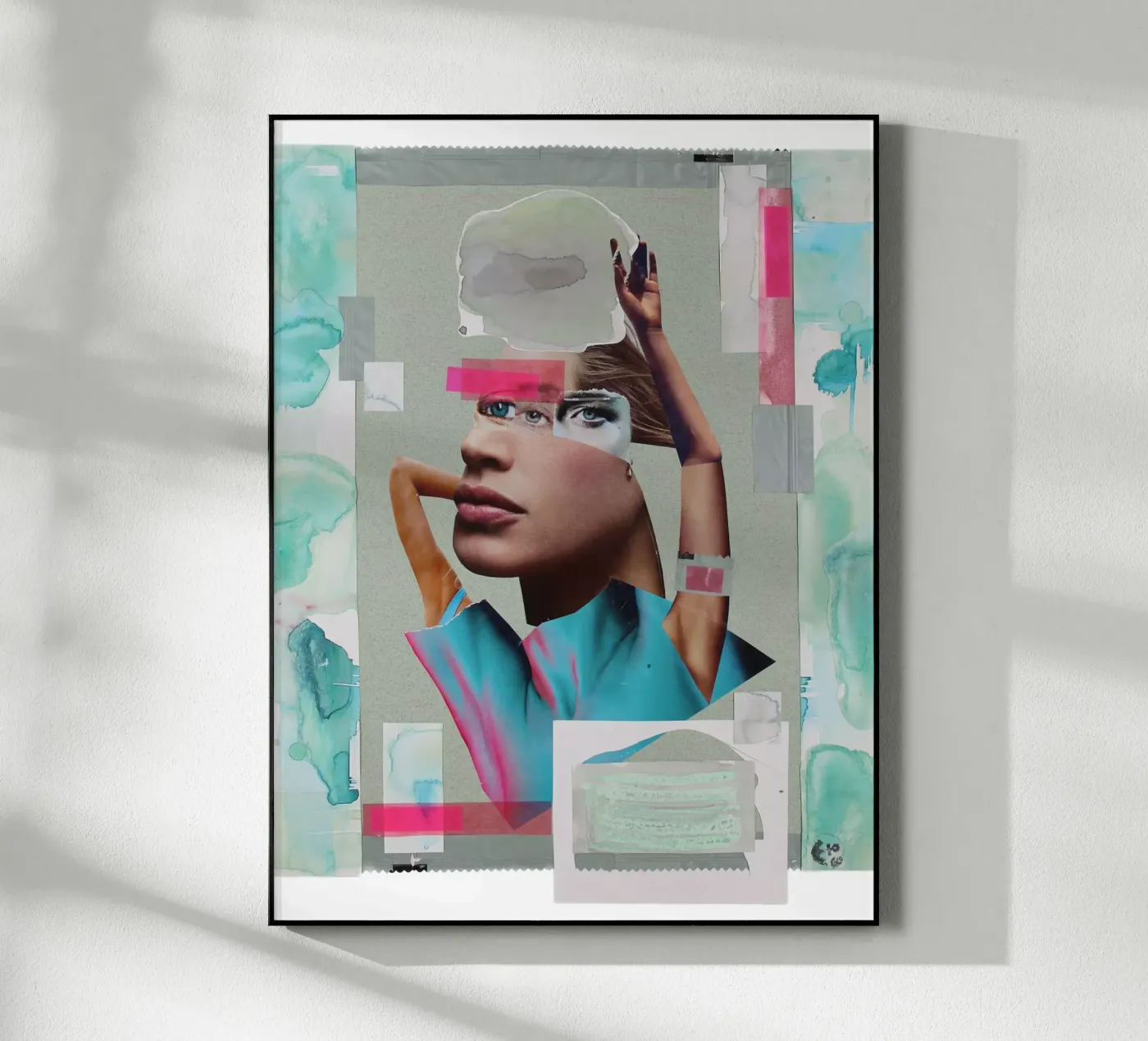 Head in the clouds acrylic glass by Paperheartmixx