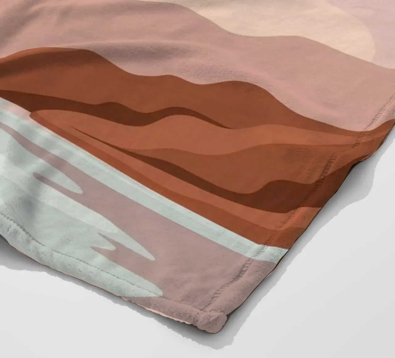 Gabbiani al tramonto coperta in pile da Nova Glaze