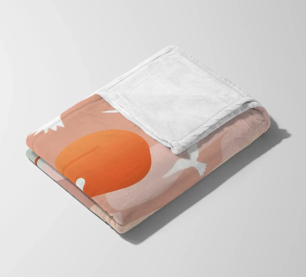 Gabbiani al tramonto coperta in pile da Nova Glaze