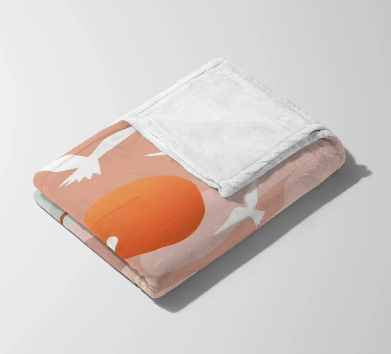 Gabbiani al tramonto coperta in pile da Nova Glaze