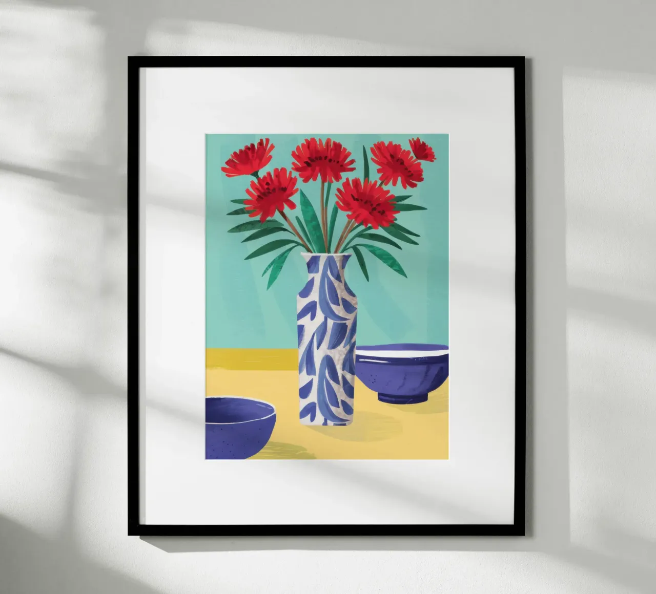 Garofano cremisi Grace poster da Nova Glaze