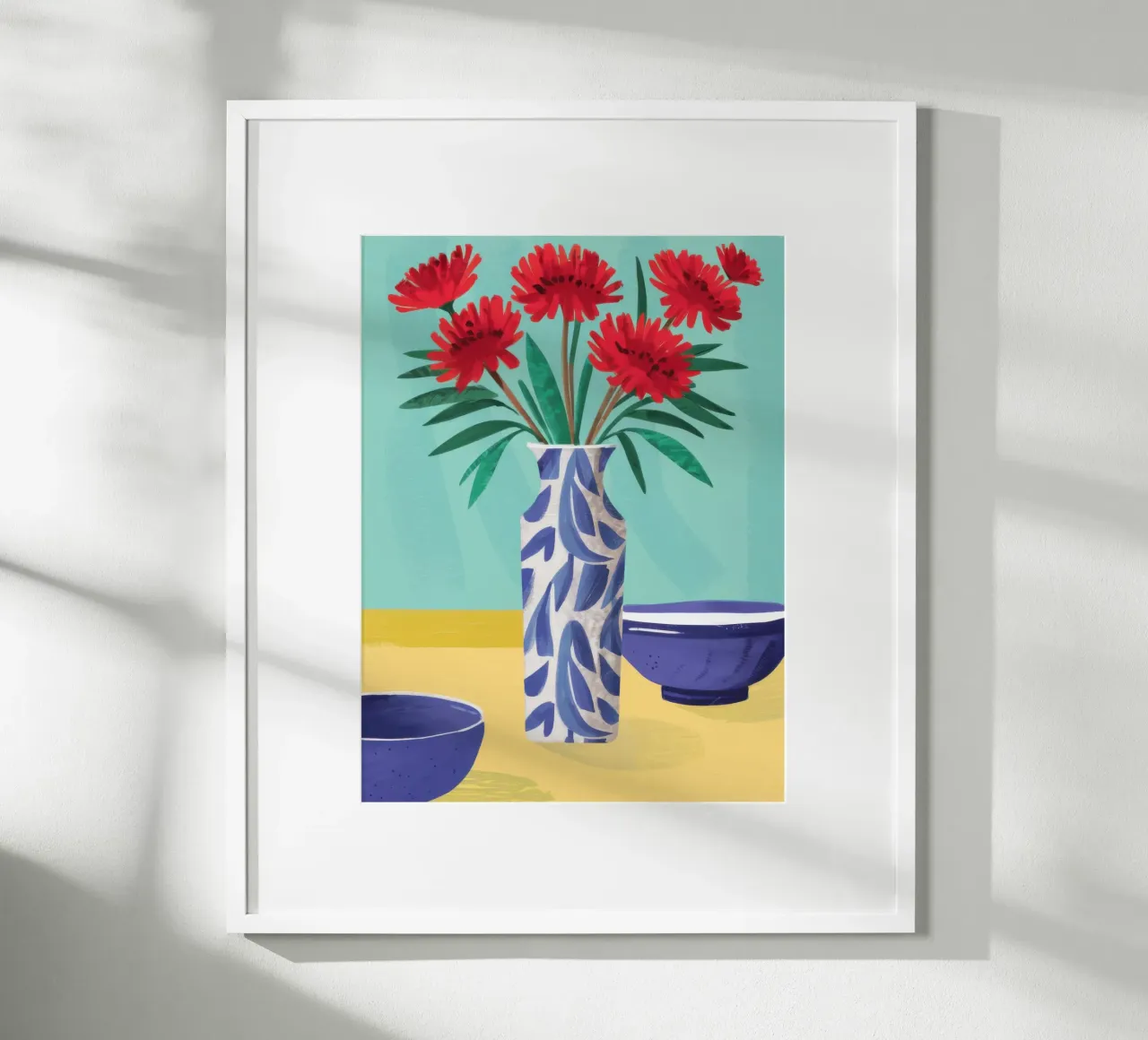 Garofano cremisi Grace poster da Nova Glaze