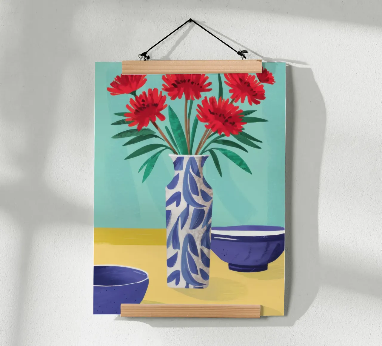 Garofano cremisi Grace poster da Nova Glaze