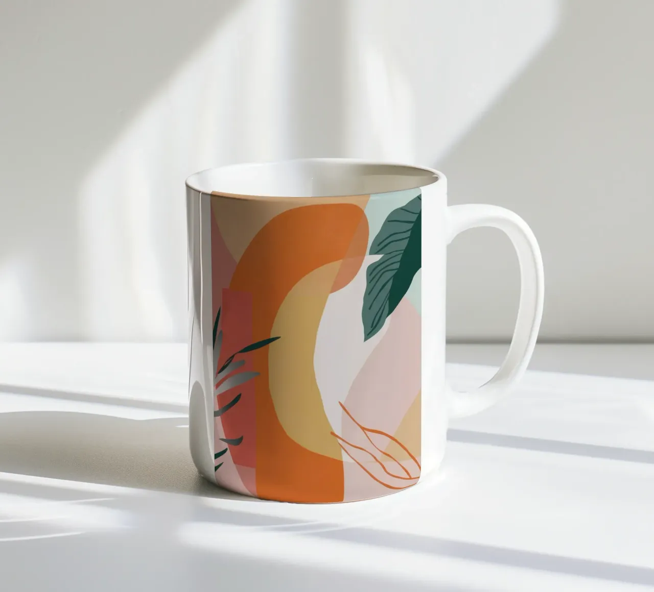 Sussurro botanico di terra tazza in ceramica da Snow Mist