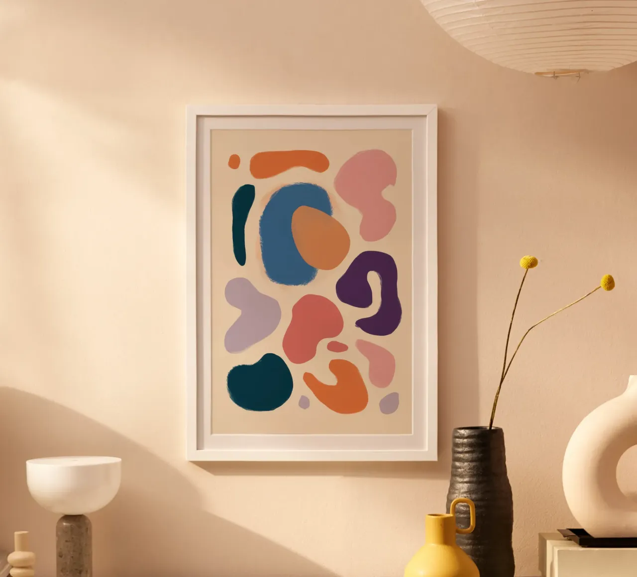 Forme organiche pastello poster da Nova Glaze