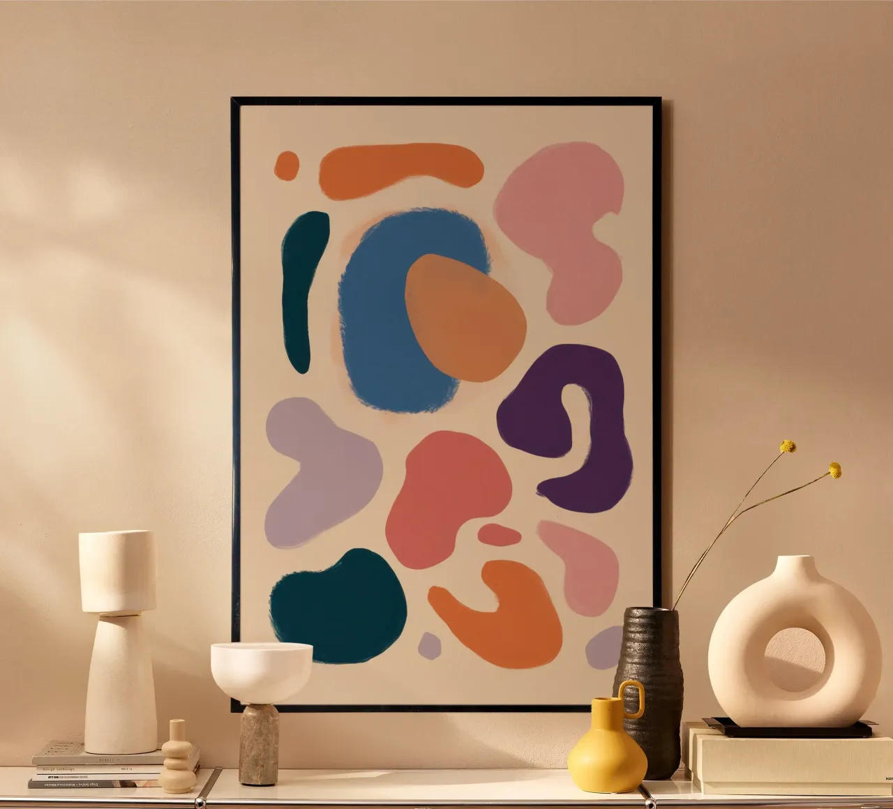 Forme organiche pastello poster da Nova Glaze