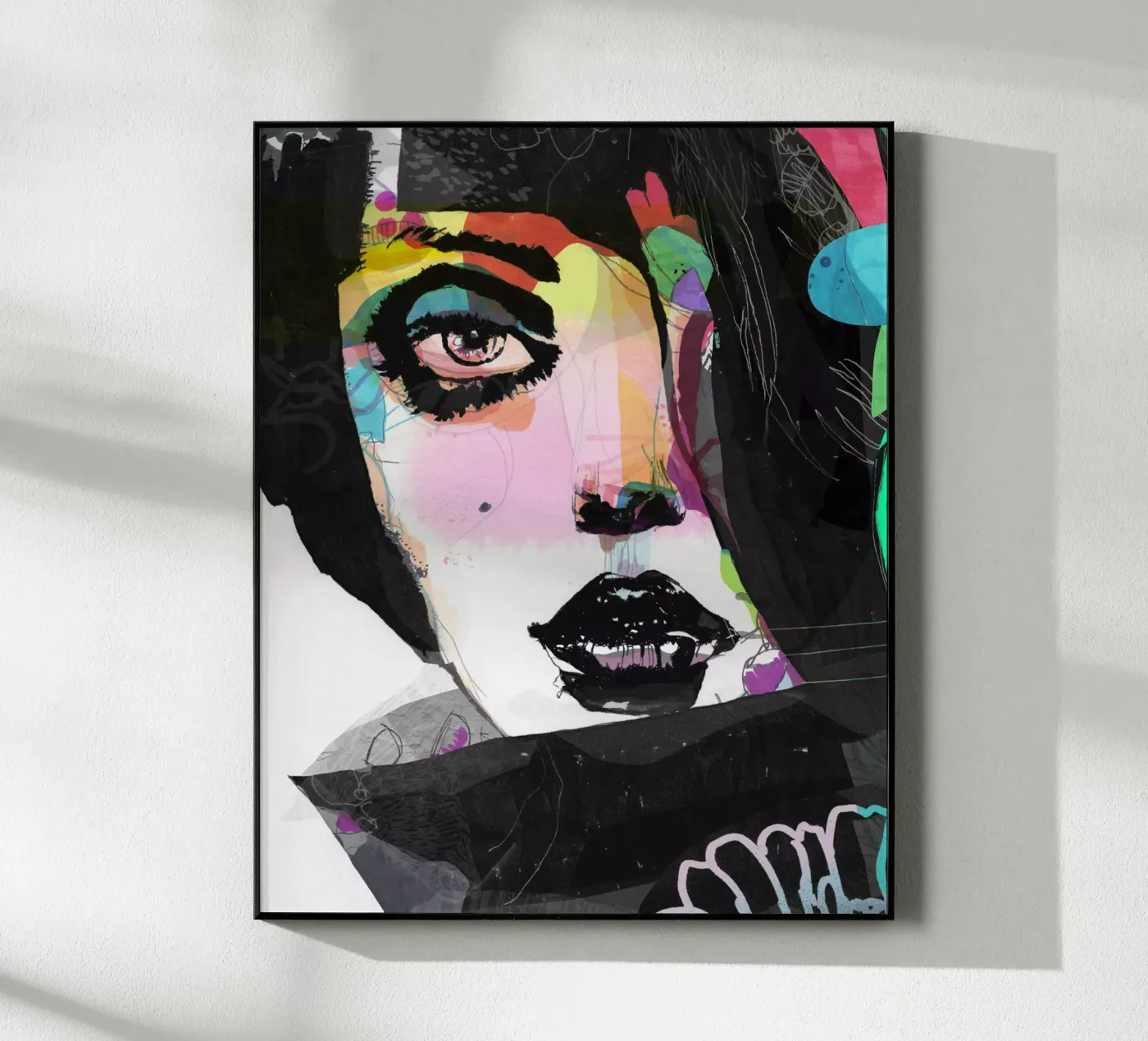 not black Acryl-Glas von Giulio Iurissevich