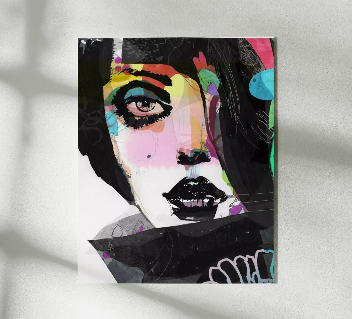 not black Acryl-Glas von Giulio Iurissevich