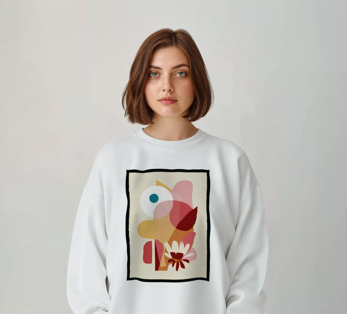 Sovrapposizione di forme Composizione felpa da Snow Mist