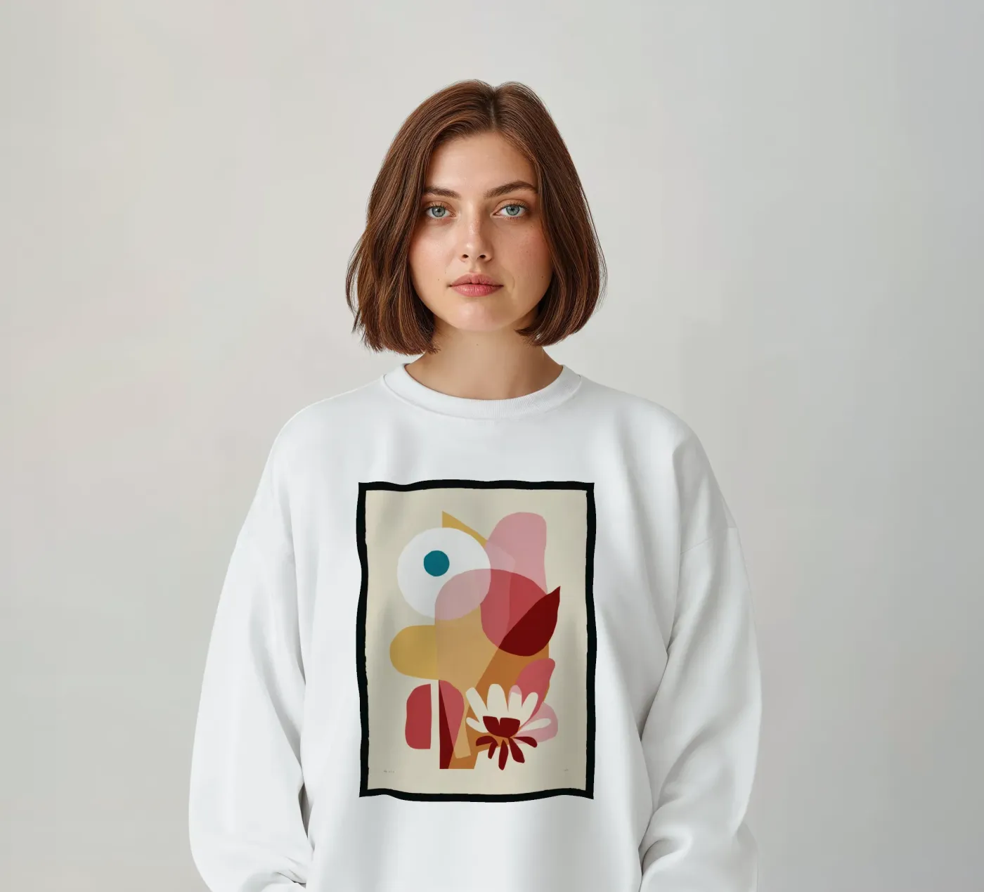 Sovrapposizione di forme Composizione felpa da Snow Mist