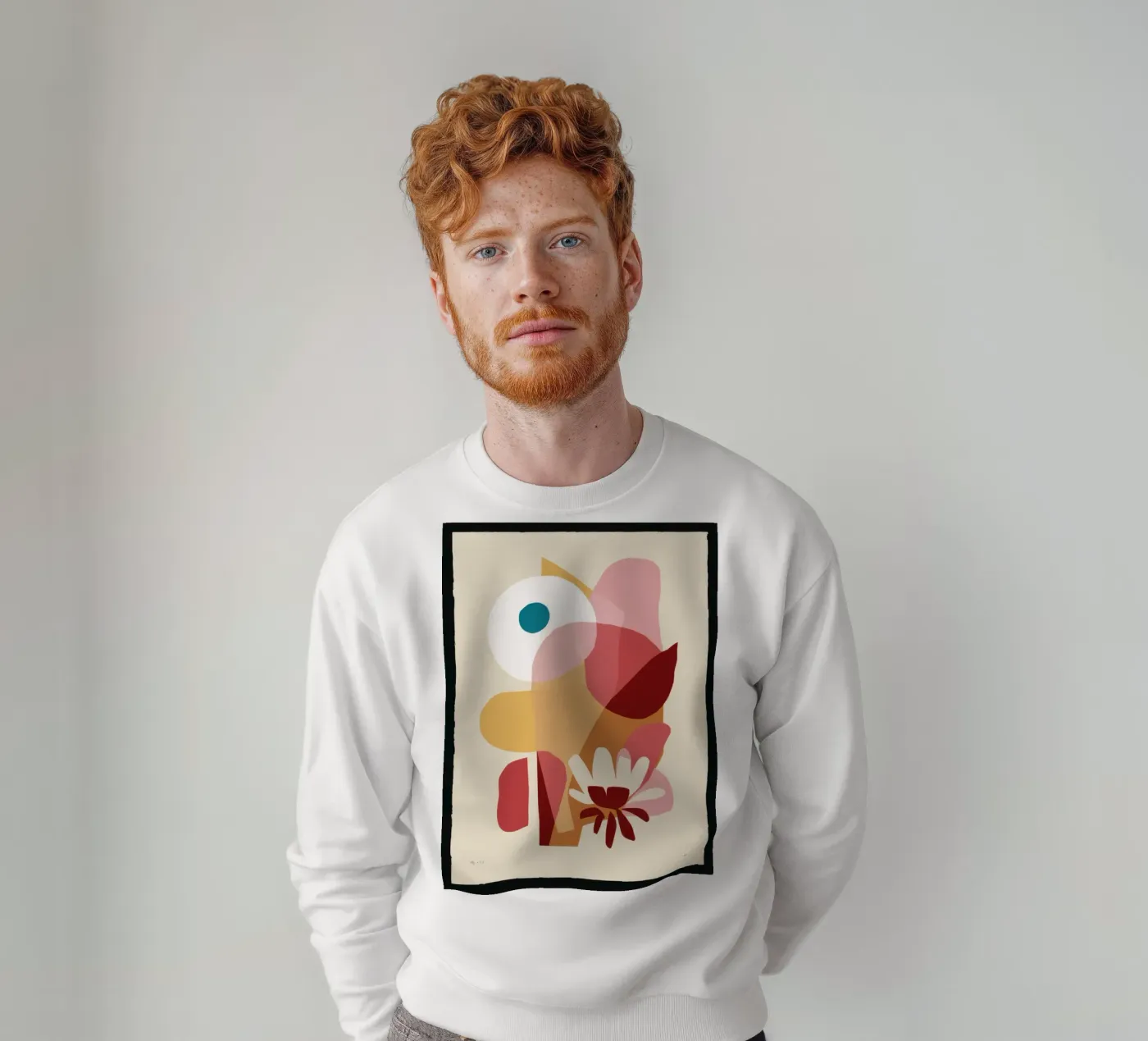 Sovrapposizione di forme Composizione felpa da Snow Mist