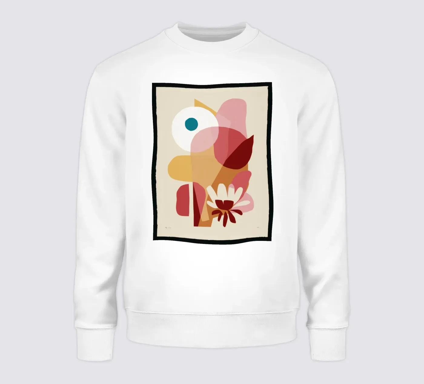 Sovrapposizione di forme Composizione felpa da Snow Mist