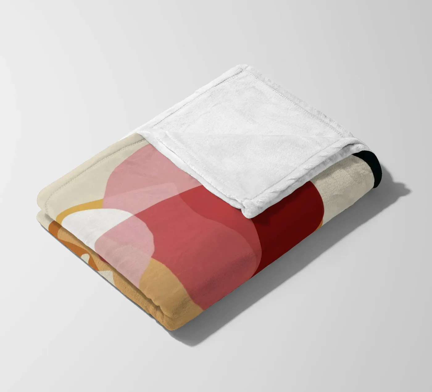 Overlapping Forms Composition coperta in pile da Snow Mist