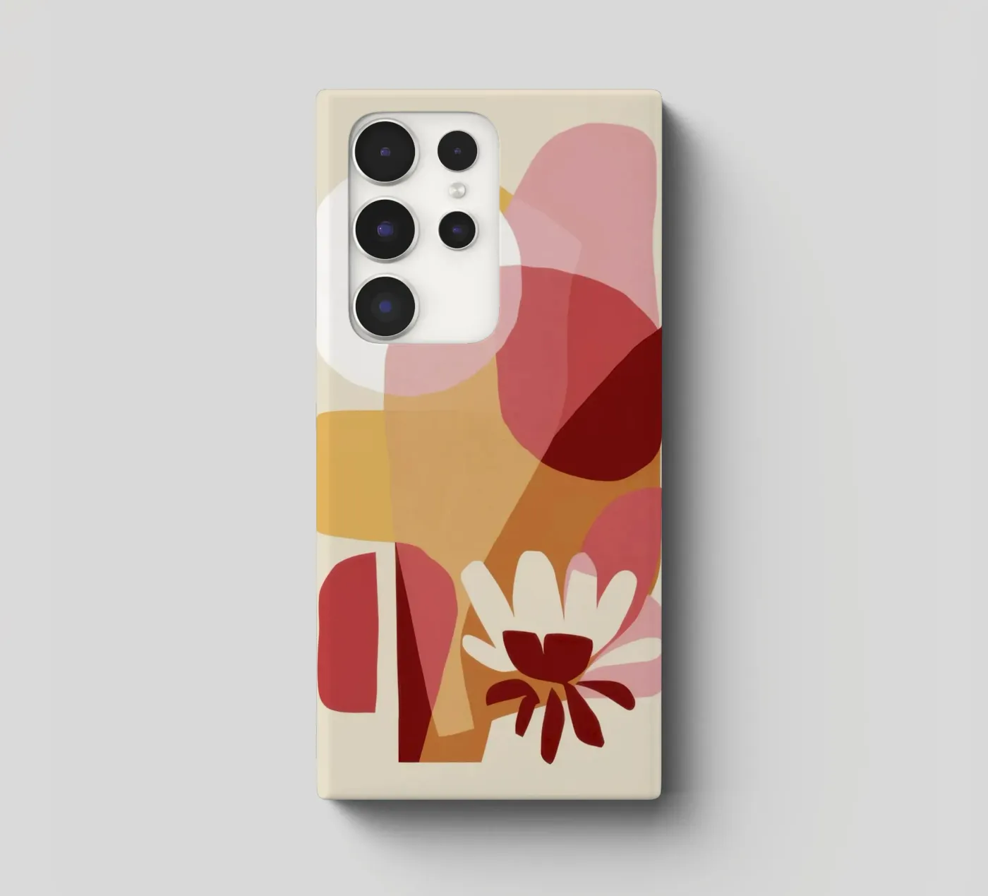 Overlapping Forms Composition Samsung Hülle von Snow Mist