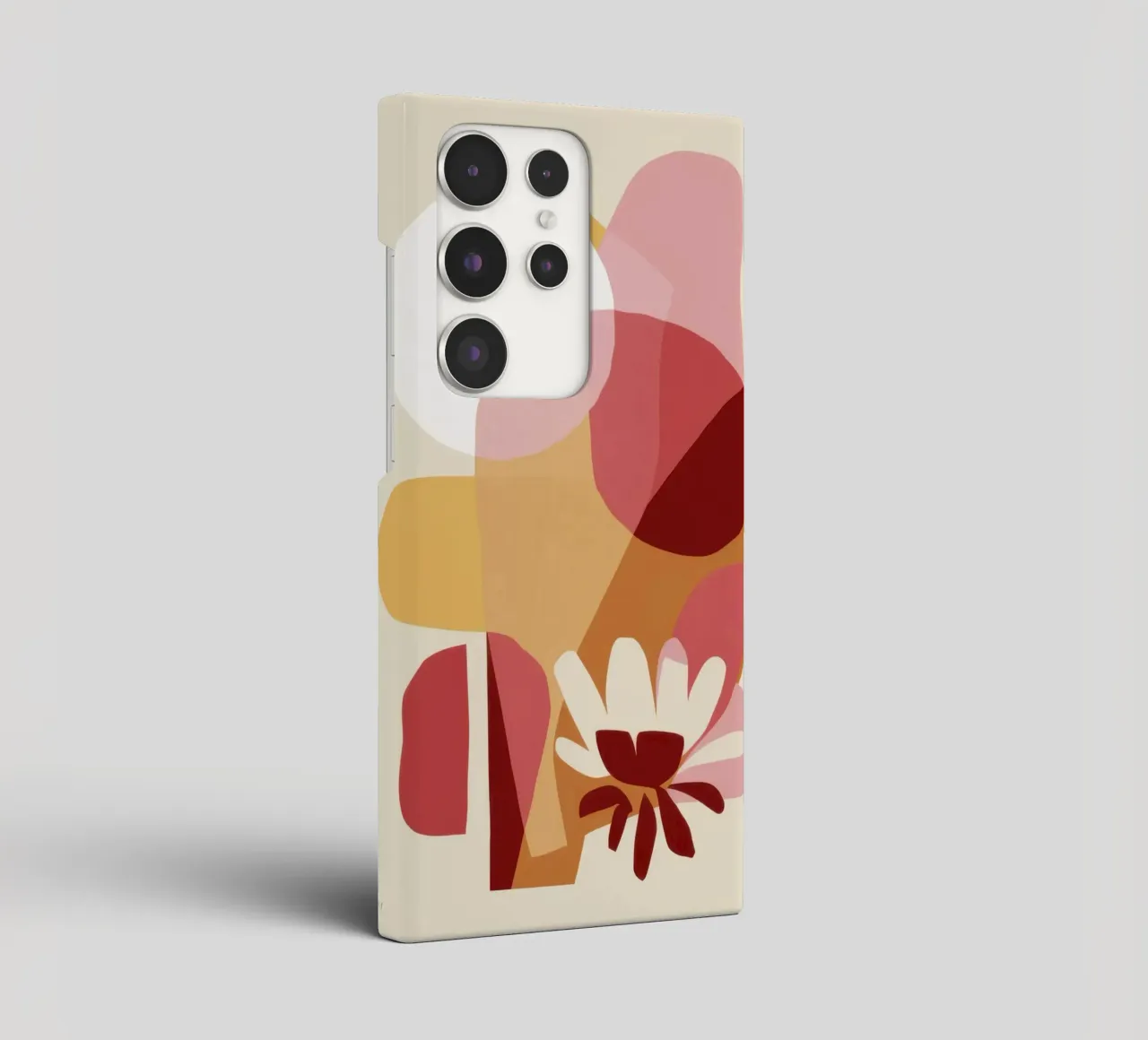 Overlapping Forms Composition samsung phone case by Snow Mist