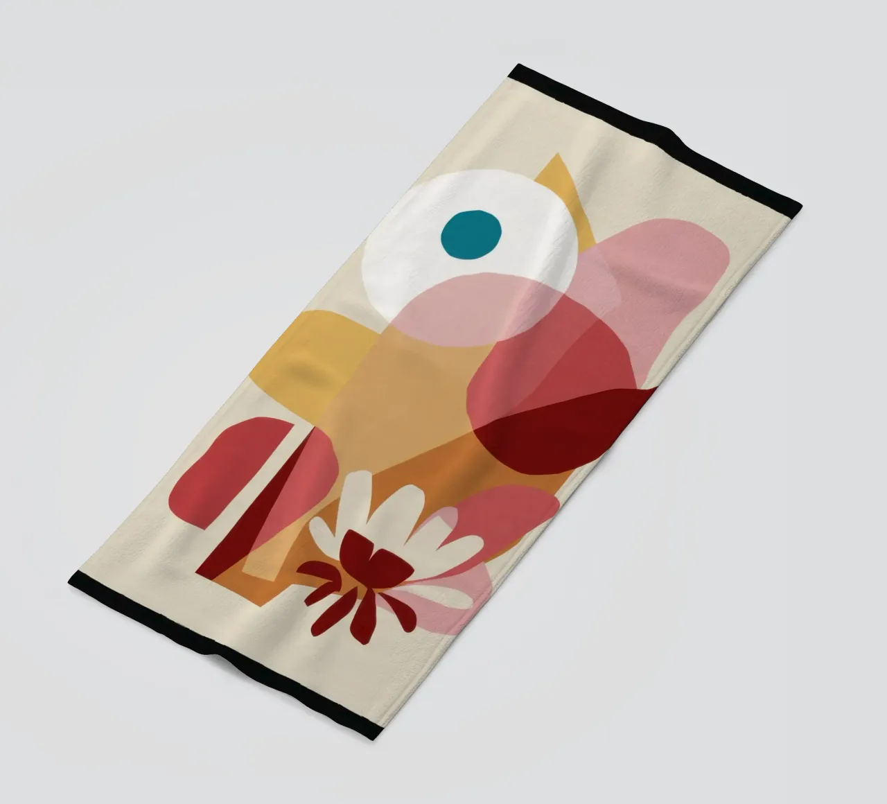 Sovrapposizione di forme Composizione telo mare da Snow Mist