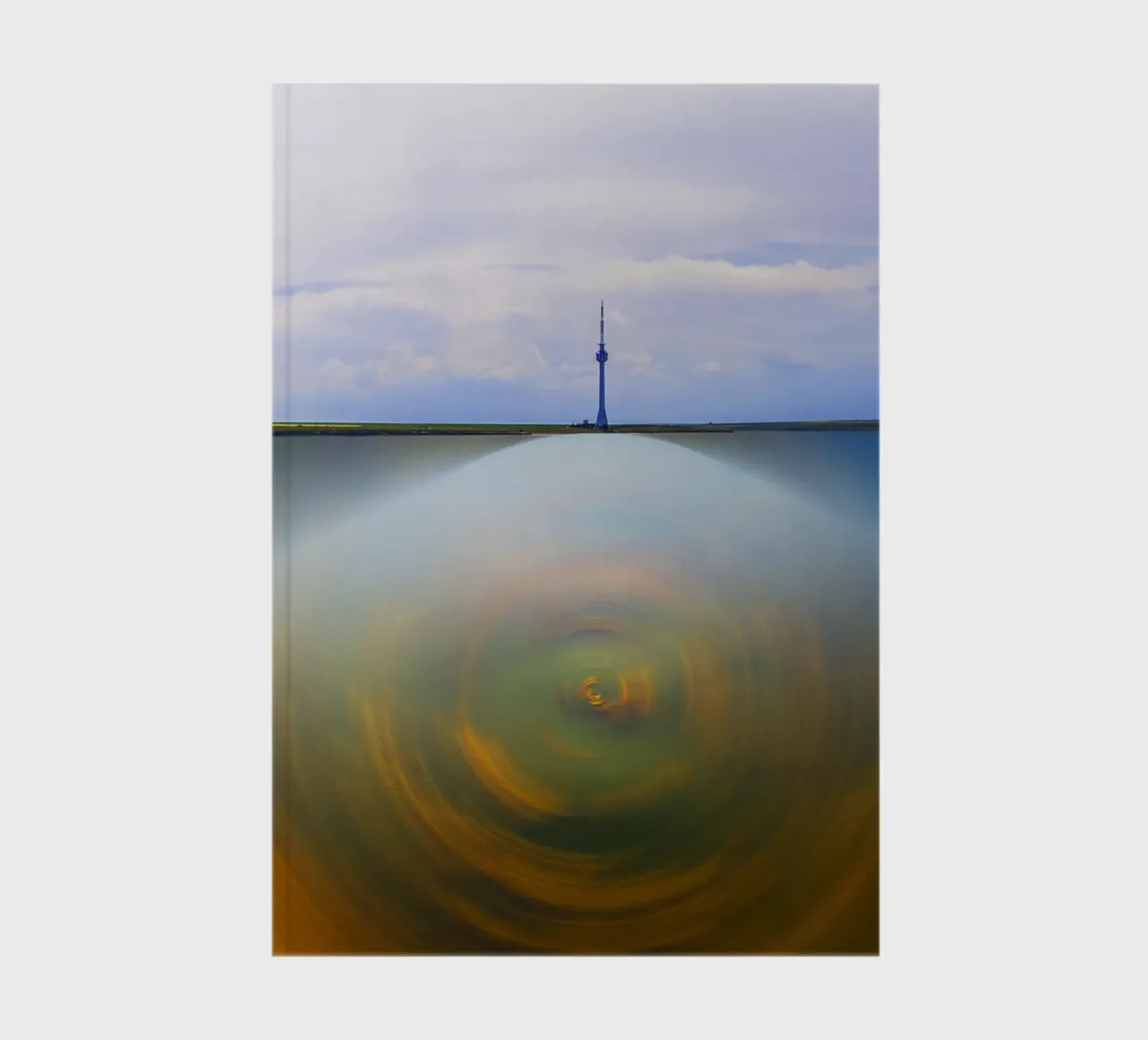 Beneath It All Magic Happens – Abstract Nature Reflection Ar notebook by jay