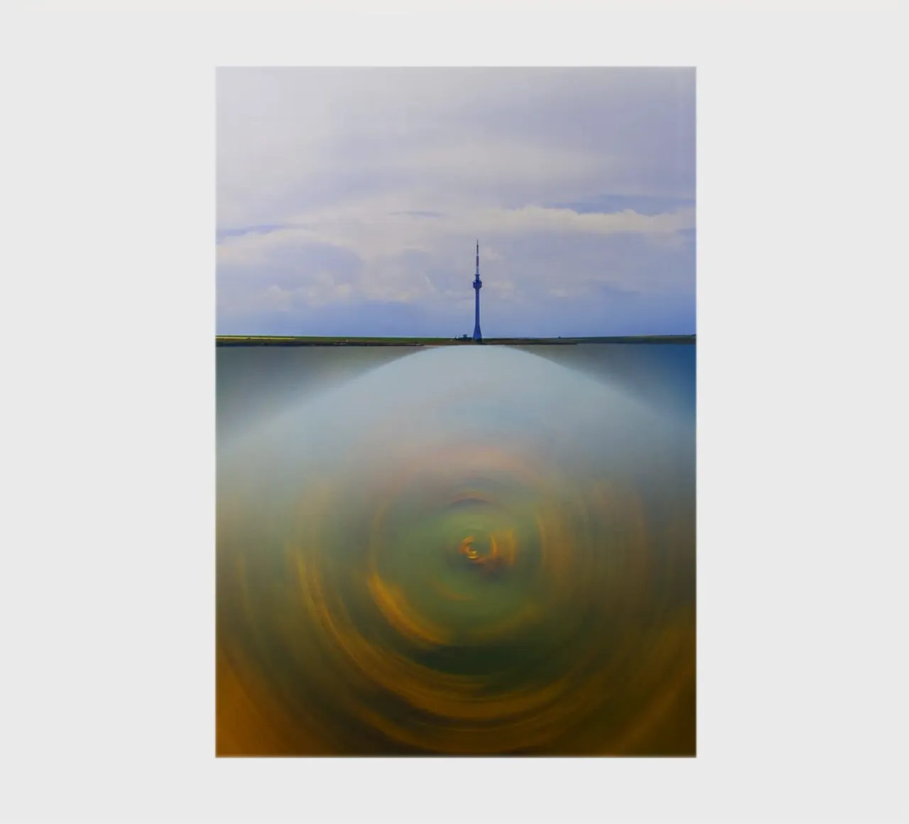Beneath It All Magic Happens – Abstract Nature Reflection Ar notebook by jay