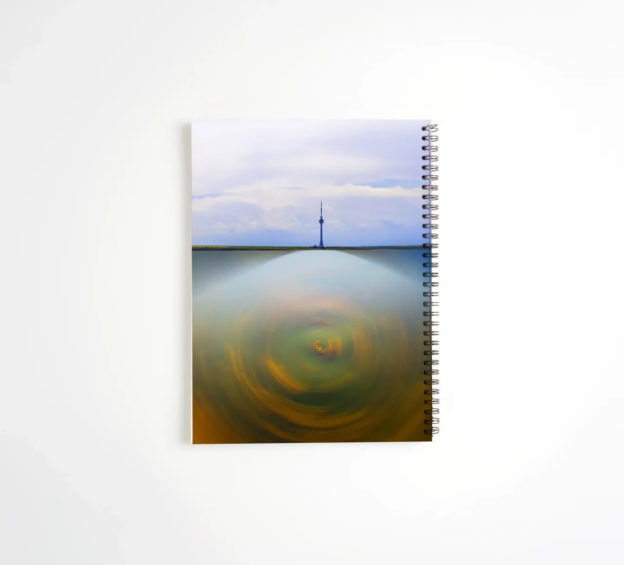 Beneath It All Magic Happens – Abstract Nature Reflection Ar spiral notebook by jay