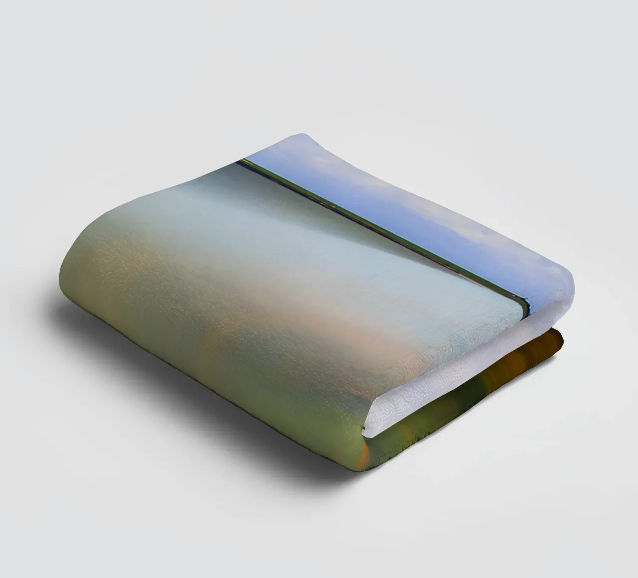 Beneath It All Magic Happens – Abstract Nature Reflection Ar towel by jay