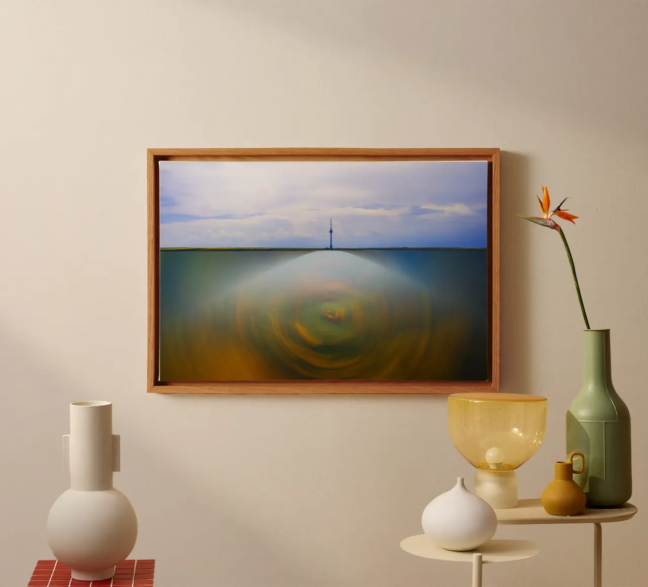 Beneath It All Magic Happens - Abstracte natuurreflectie Ar canvas van jay