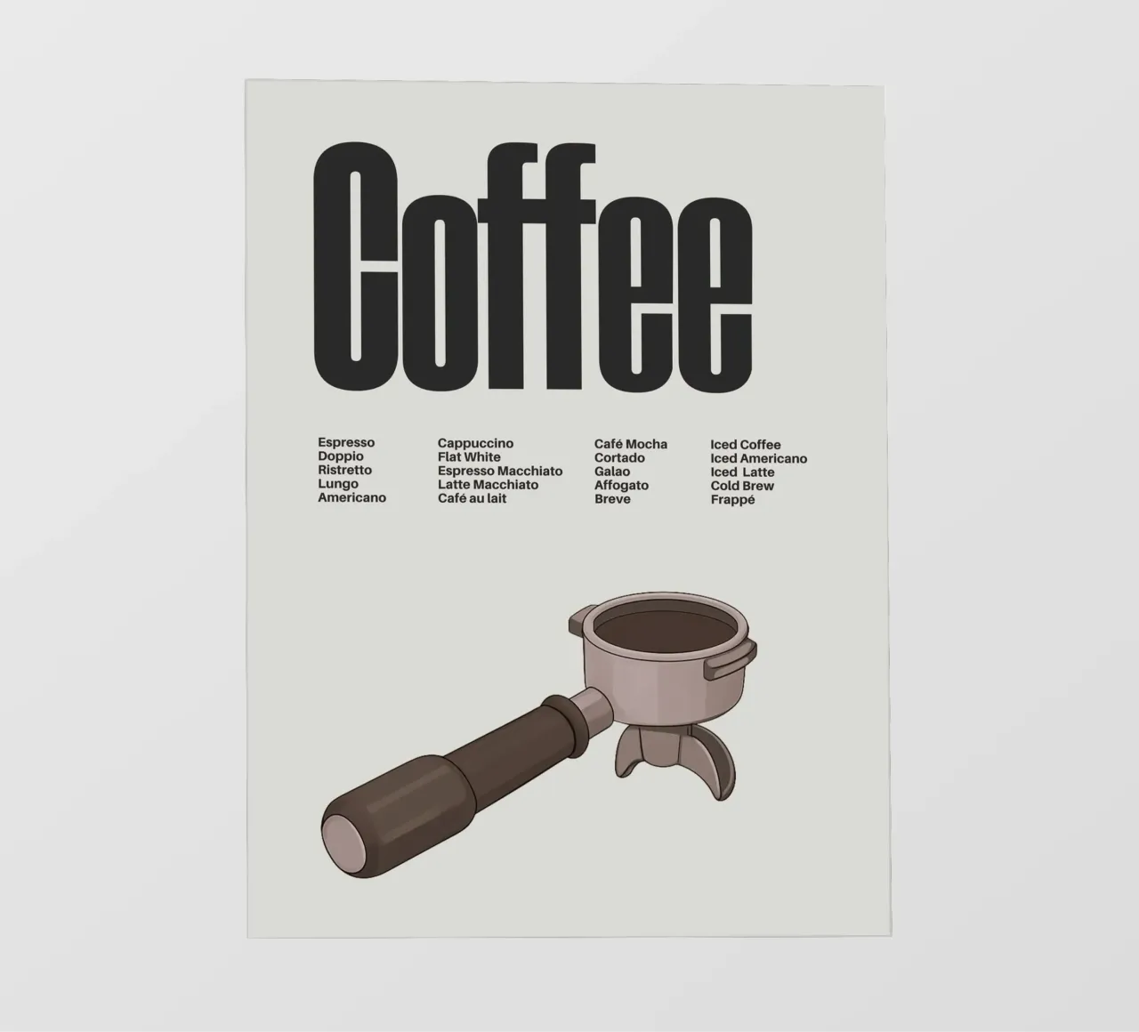Coffee Variations I pellicola backlit da Diesdas Ananas Design