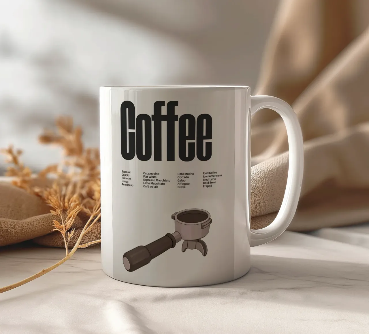 Coffee Variations I tazza in ceramica da Diesdas Ananas Design
