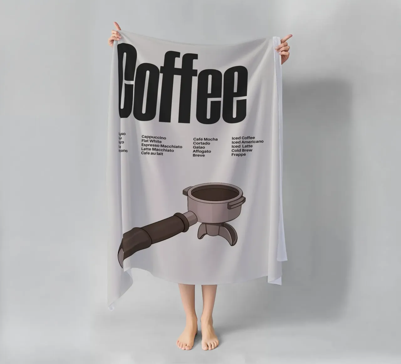 Coffee Variations I telo mare da Diesdas Ananas Design