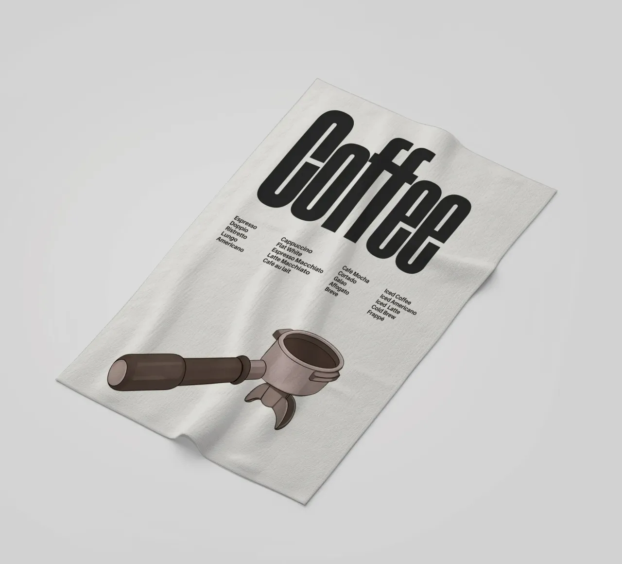 Coffee Variations I telo mare da Diesdas Ananas Design
