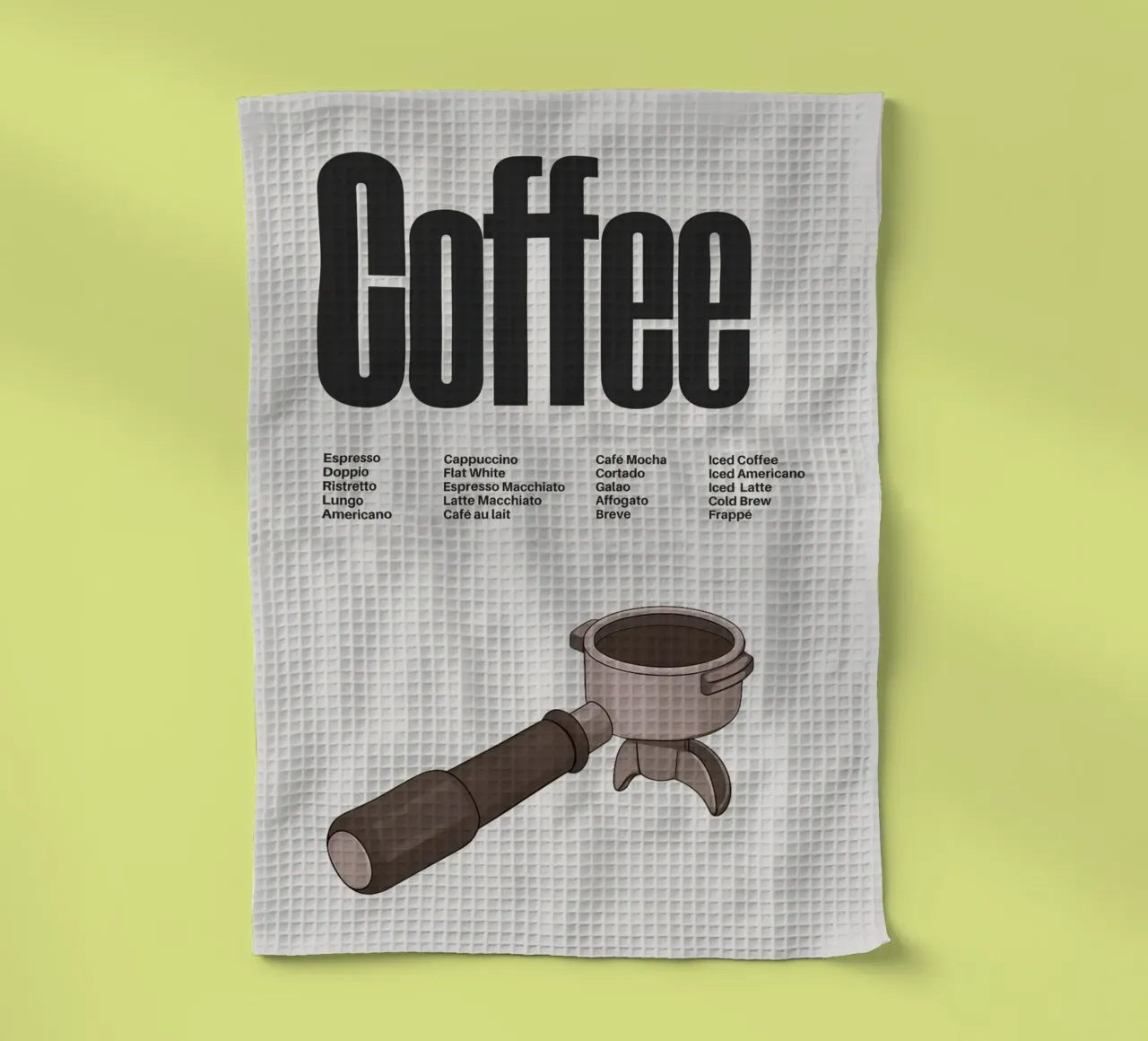 Coffee Variations I canovaccio da cucina da Diesdas Ananas Design