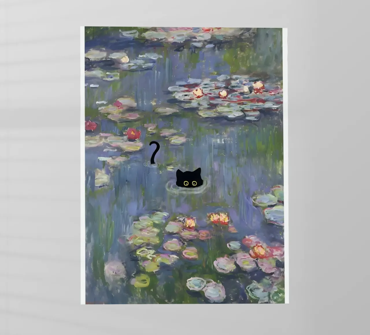 Gatto Monet Ninfea pellicola backlit da clay bobby