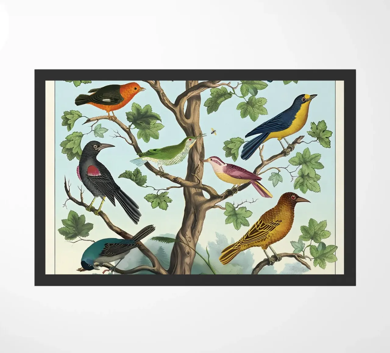 uccelli zerbino da Graham Robertson