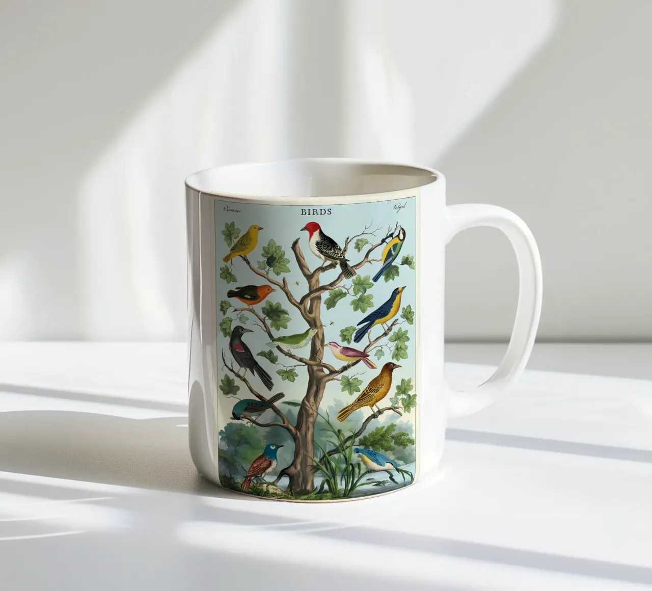 uccelli tazza in ceramica da Graham Robertson