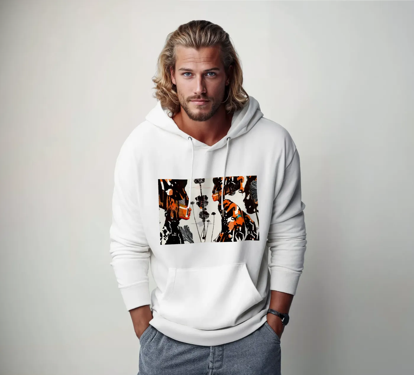 flamingo eclipse Hoodie von Giulio Iurissevich