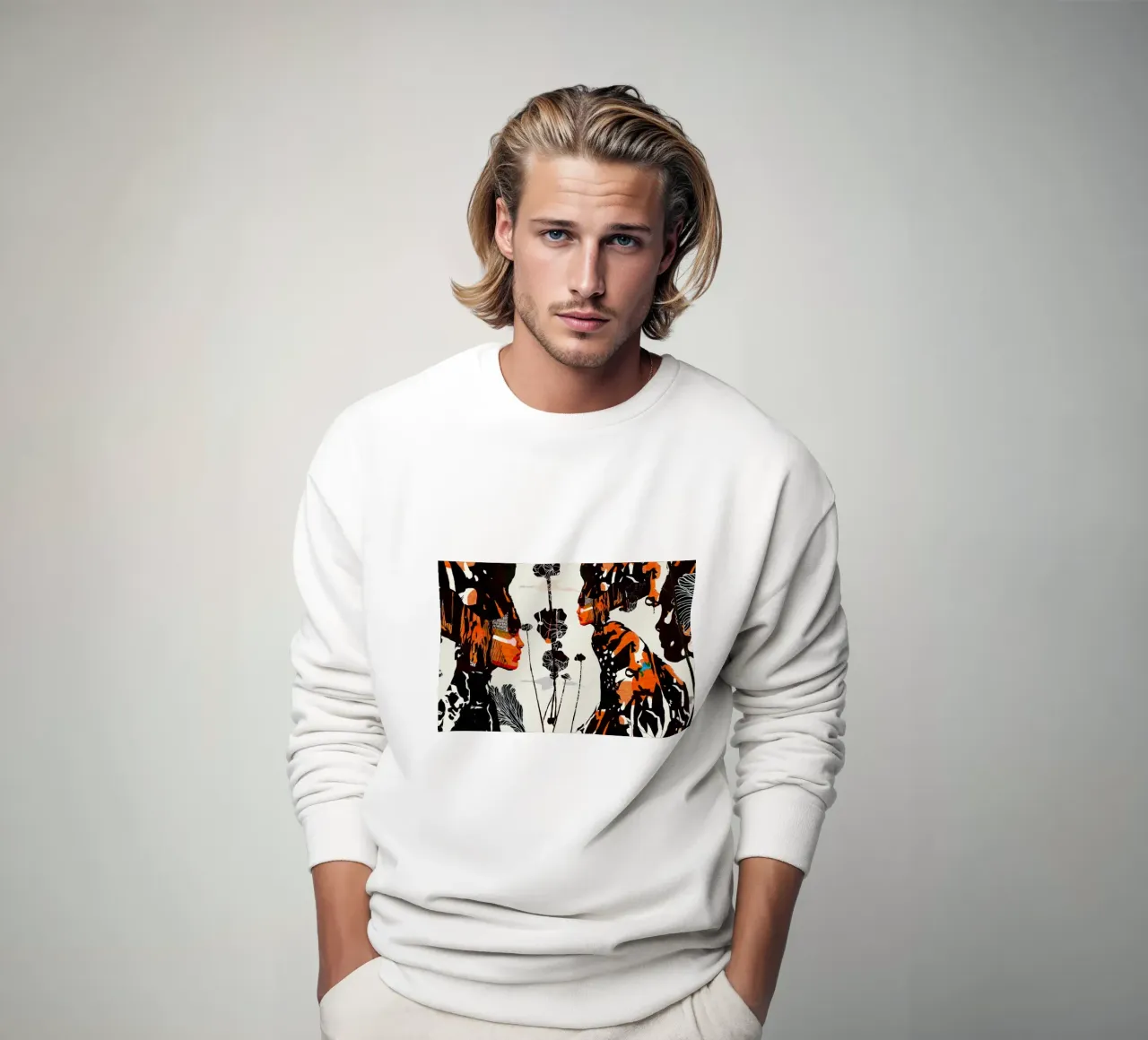flamingo eclipse Sweatshirt von Giulio Iurissevich