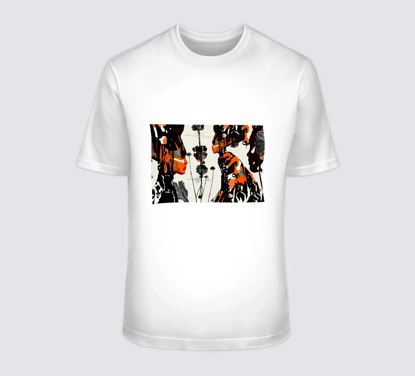 flamingo eclipse t-shirt van Giulio Iurissevich