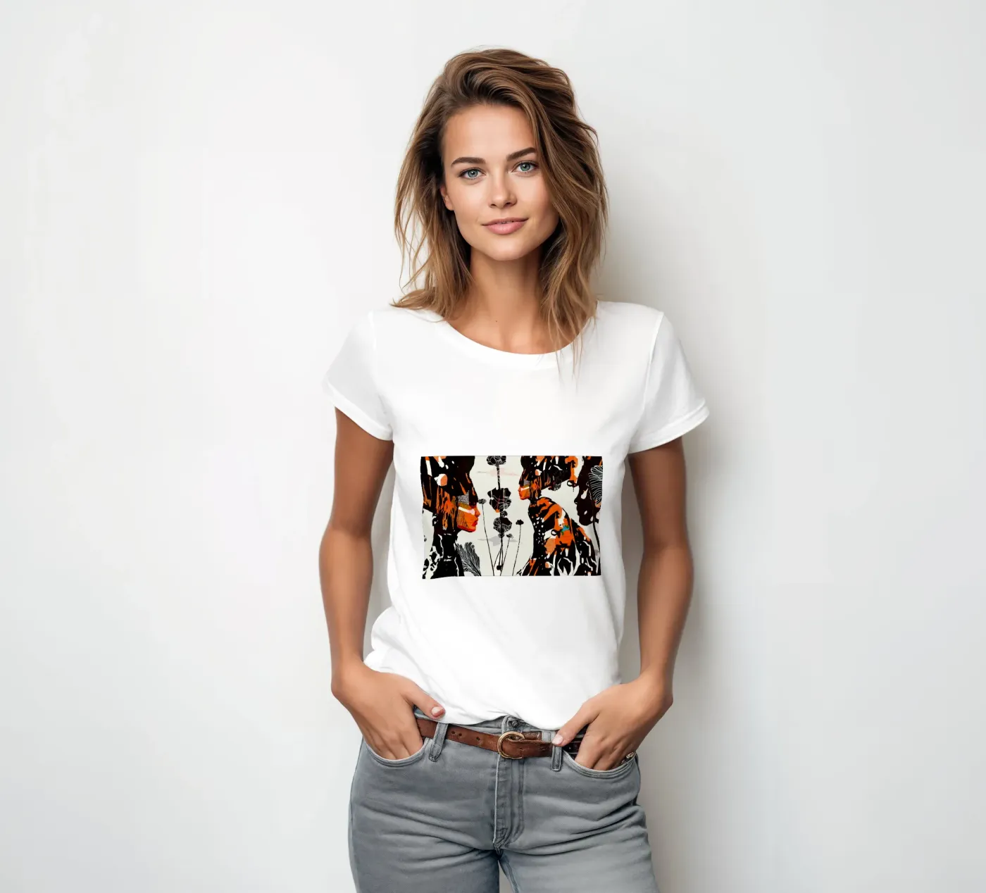 flamingo eclipse t-shirt da donna da Giulio Iurissevich